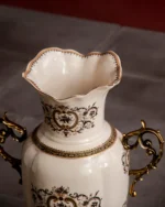 Imperial Grace' Ornamental Floor Vase - Image 2
