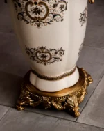 Imperial Grace' Ornamental Floor Vase - Image 3