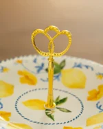 Amalfi Lemon Charm 2-Tier Cake Stand - Image 2