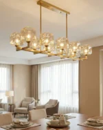 Cube Glass Bar Chandelier